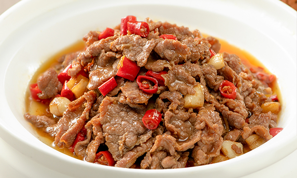 小炒黄牛肉